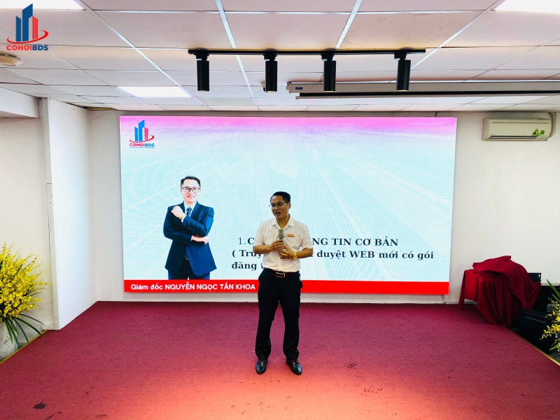 giám đốc cohoibds trực tiếp đạo tạo