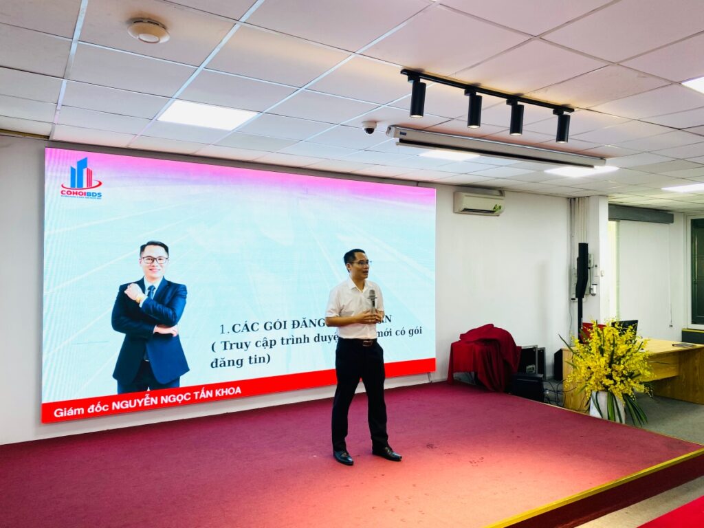 Quy trình đào tạo sales BĐS nội bộ tại CoHoiBDS