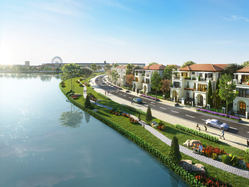 Nhà phố ven sông