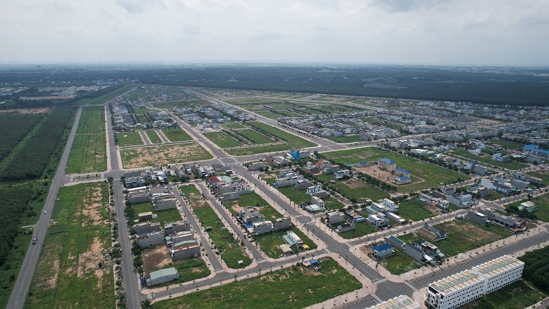 Khu tái định cư là khu vực đất được Nhà nước quy hoạch, xây dựng cơ sở hạ tầng đồng bộ