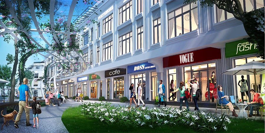 Shop house là nhà phố kết hợp kinh doanh và để ở.